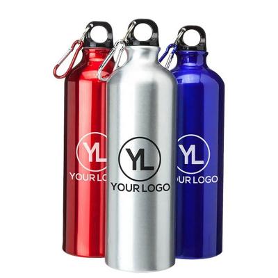 China 1 L Sustainable Logo Black Aluminum Water Bottle Custom For Outdoor Cycling Sports for sale