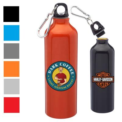 China 10/13/15/20/25/32OZ Sustainable Sublimation Sports Aluminum Water Bottle With Buckle for sale