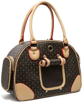 China Fashionable Pet Carrier Purse Waterproof Pet Tote Bag For Cat Puppy And Small Dog Line-Approved for sale