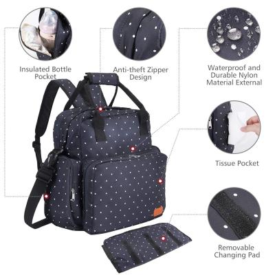 China Multi Functional Hot Sale High Quality Large Capacity Modern Baby Diaper Set Bags Mummy Travel Diaper Bag Customized Baby Sleeping Bag for sale