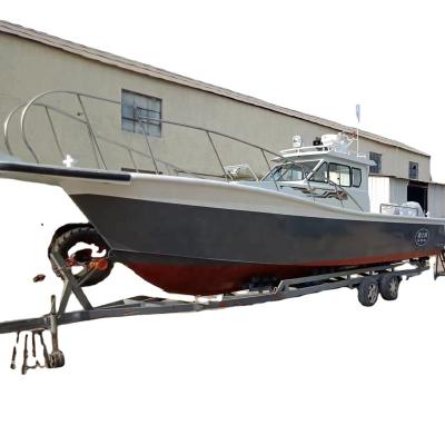 China 16ft aluminum luxury boat for sale aluminum sport fishing craft motor patrol yacht reciprocating type for sale