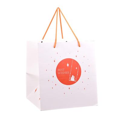 China Custom Sample Party Available Printed Shopping Packaging Custom Brown Craft Kraft Paper Bag Manufacturer With Your Own Logo Wholesale for sale