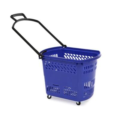 China PP Plastic Plastic Basket Shopping Basket Clothing Store Storage Basket Supermarket for sale