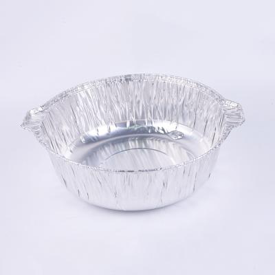 China Food Grade 5100ml 13inch Food Use Household Chafing Dishes Eco-friendly Disposable Aluminum Foil Cooking Pot for sale