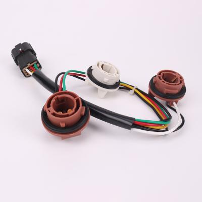 China Automotive Female Bulb Sockets Adapter For Led Brake Light Bulbs Extension Wiring Harness for sale