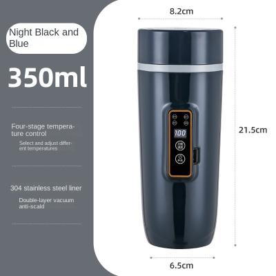 China 350ml 304 Stainless Steel Coffee Mug Viable Screw Lid Thermal Car Travel Mug With Lid for sale