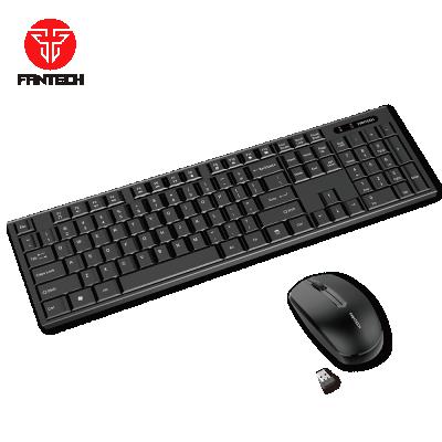 China Fantech WK893 portable cheap high quality 2.4ghz wireless mini usb keyboard mouse combo à venda