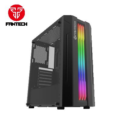 China With Side Panel Window PC Gaming RGB High Quality Cheap Mid Tower Case CG72 For Tempered Glass Fantech ATX/MINI-ITX/MICRO-ATX en venta