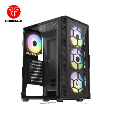 China With Fan Fantech CG73 Modern Design 4 Fan Mid Size PC Case With Fan à venda