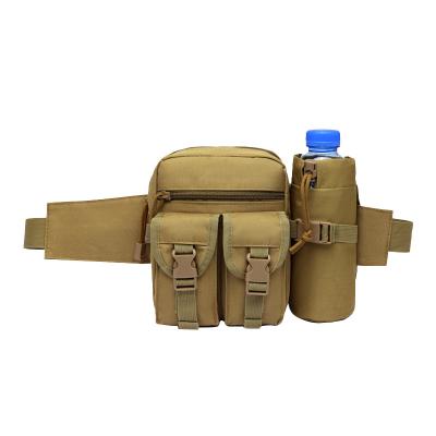 China Outdoor Camping Multicolor Waist Backpack with Belt and Pattern Type Water Bottle Bag for sale