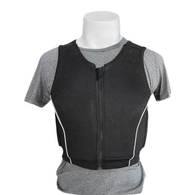 China EVA Padded Horse Riding Vest in Cotton Mesh Fabric for Maximum Comfort and Safety for sale