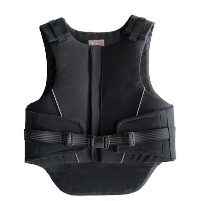 Chine Gilet de sécurité noir pour les cavaliers Léger confortable Veste équestre 1,2 kg à vendre