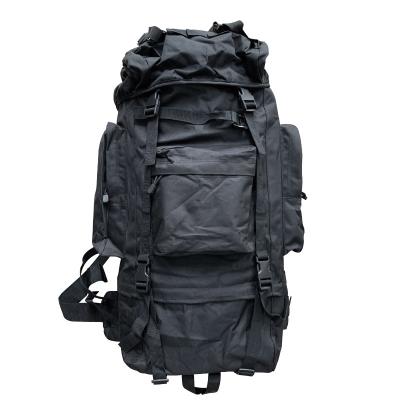 China Mochila de campamento al aire libre de tela de Oxford de 65L impermeable para montañismo de alta capacidad en venta