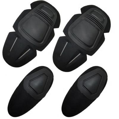 China Applicable People Adult Black Flexible Frog Knee and Elbow Pads for Outdoor Training for sale