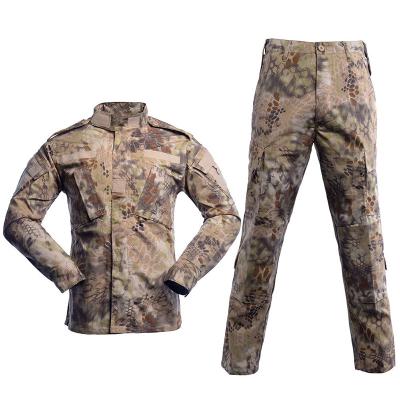 China S-XXXL Outdoor Wandelen Werkopleiding Draag lange mouwen overhemden broek ACU Mannen camouflage uniform Te koop