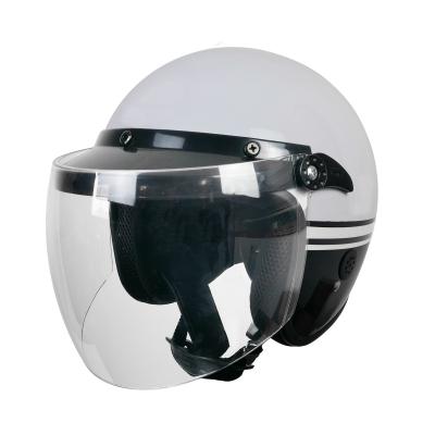 China ABS Shell Material Half Open Face Motorcycle Helmet for Head Protection CE DOT ECE for sale