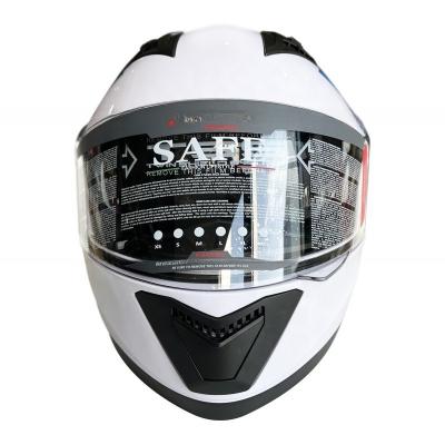 China ABS Full Face Shield Motorcycle Riding Helmet for Universal Season without Pattern for sale