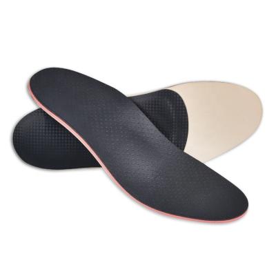 China ORTHOCUSHION P10 soft comfortable breathable Micro-leather poron feet red footcare flat warm insoles moldable orthotics for sale