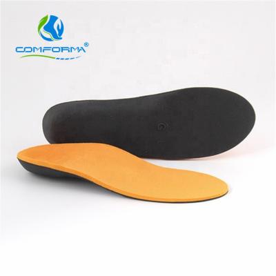 China Anti-bacteria S1 fiber EVA sport footcare feet high-bound arches new strong and durable upper support orthotics insole orthopedic for sports shoes for sale