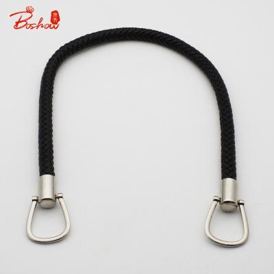 China Leather Lady's Bag Leather Handle Accessories With Metal for sale