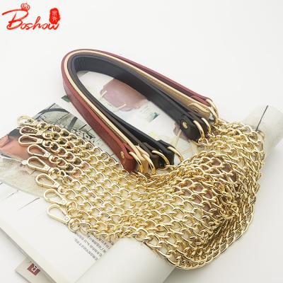 China Fasion DIY Women Lady Shoulder Bag Strap Replacement Shoulder Straps PU Faux Leather Adjustable Bag Strap for sale