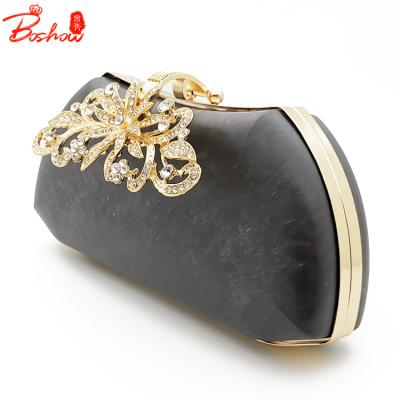 China Wholesale 21.2*10cm Difform Clutch Frame Plastic Box Dinner Handbags Metal Accessories Night Bags Kiss Lock Zinc Part BS030301 for sale