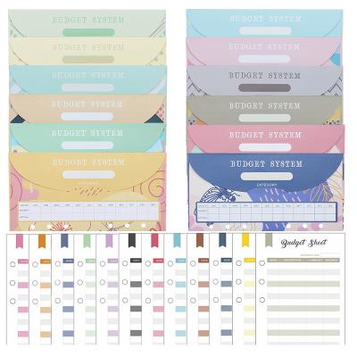 China Wholesale Gift Joytop Envelope 12 PCs Budget Sheet Money Cash Envelope Budgeting System For Monthly Budgeting for sale