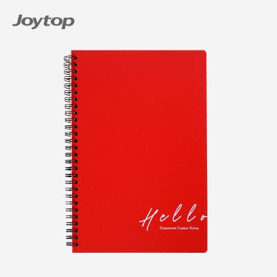 China High Quality Joytop 4736 School Supplies Simple Design B5 PP Spiral University Ordered Notebook for sale