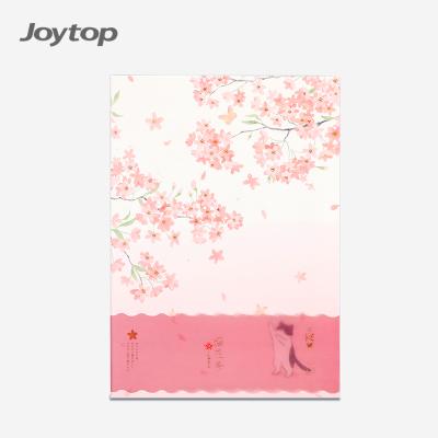 China Joytop Style Kawaii Sakura Season B5 Printed Japanese Sewing Compulsory Softcover Notebook 5930 for sale