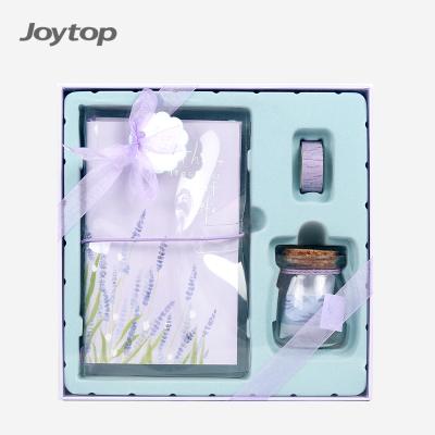 China Scented Jasmine/Lavender/Strawberry/Lemon Sesame Oil Joytop 6517 Stationery Gift Set Stationery Set Custom for sale