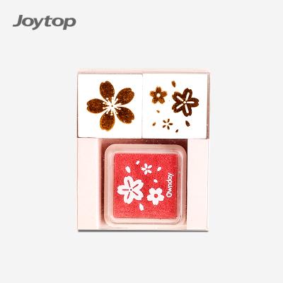 China Custom Sakura Floral Clear Rubber Wood Stamp of Ownday Decoration Card 101412 DIY Decoration Scrapbooking for sale