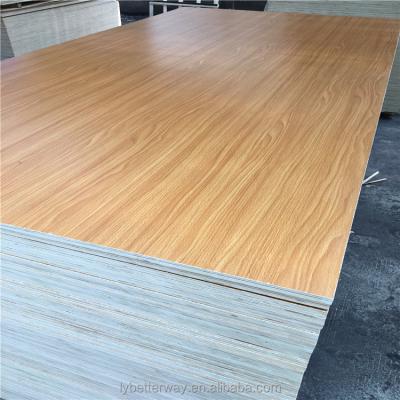 China Modern melamine faced plywood/funiture used melamine faced plywood/decorative melamine paper plywood for sale