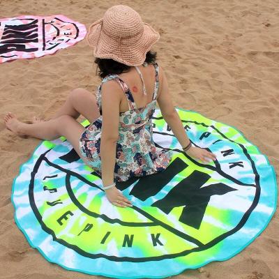 China Wholesale Soft QUICK DRY Absorbent Microfiber 150cm Soft Absorbent Sports Gym Yoga Blanket Quick Dry Swimming Pink Around Beach Towels for sale