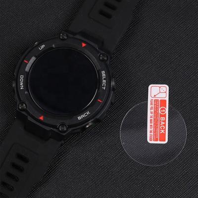 China Protect Customized Material Protective Smart Watch Lens Anti-scratch Guard Film Tempered Film Screen Protector For Huami 42mm gtr for sale