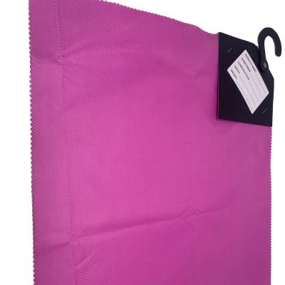 China 210T memory pink PU taffeta coating solid dyed with 12000mm WR fabric for poncho/rainwear/raincoat for sale