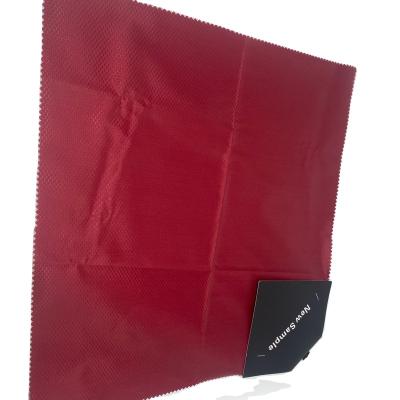 China 210T memory PU taffeta red coating solid dyed with 12000mm WR fabric for poncho/rainwear/raincoat for sale