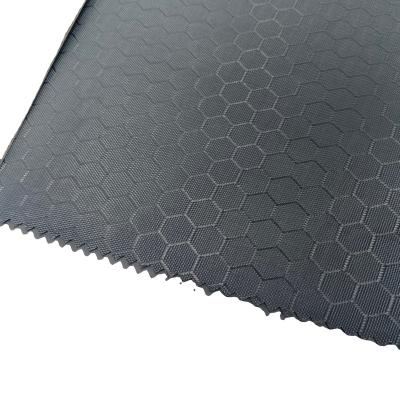 China 200D Ripstop PU Oxford Diamond Pac Melting Glue Bonding Windproof Coating Nylon Fabric With High Tensile Yarn for sale