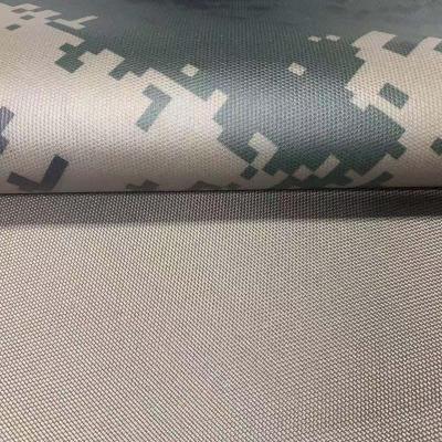 China 600D*900D Oxford Memory Camouflage Transfer Printing Transparent Shell PVC Coating Water Fire Retardant Polyester Fabric For Tent/Tarp for sale