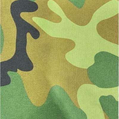 China Custom Memory Color 600D Camouflage Transfer Printing Oxford Cloth Gray PVC Coating Waterproof WR Fabric For Tent for sale