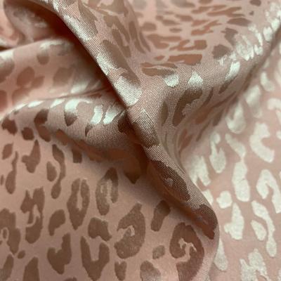 China Lightweight Double Faced 96% Polyester 4% Spandex Satin Jacquard Stretch Fabric Double Faced Home Textile Fabric for sale