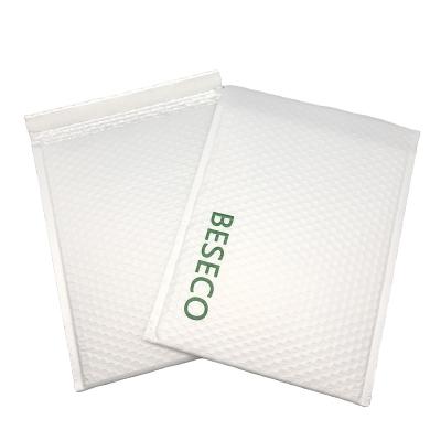 China Recyclable White Custom Padded Mailer Envelope Poly Bubble Cheap Mailing Bag for sale