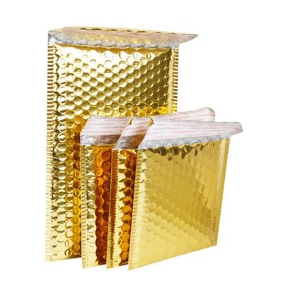 China Wholesale Golden Bubble Protective Metallic Air Mailer Bubble Envelopes for sale