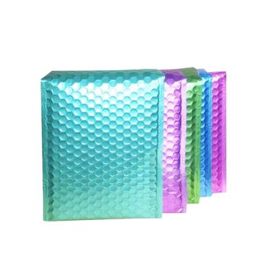 China Recyclable Colorful Metallic Bubble Mailer Air Bubble Bag For 6*10 Package for sale