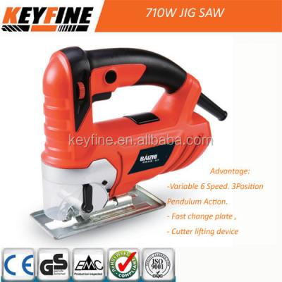 China With Soft Handle Saw, 65MM Jig Saw, 710W, Veriable Gear, for sale