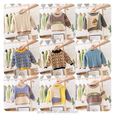 China 2022 Casual Children's Long Sleeve Sweater Children's Sweater Knitted Pullover Children's Clothing Baby Boy's Clothing Anti-Shrink for sale