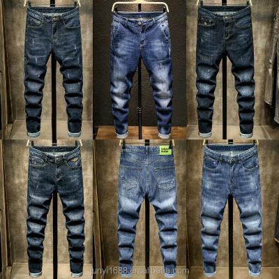 China New Men's Business Breathable Jeans Are Popular For Men's Spring/Summer Stretch Pants for sale