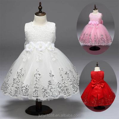 China Anti-Wrinkle Children's Lace Princess Dress Party Birthday Dress Sleeveless wholesale for sale