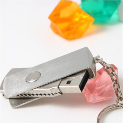 China Mini Swivel Usb Flash Drive Metal Usb Memory Stick Usb 2.0 Pendrive 32Gb for sale