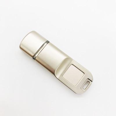 China Hi-Tech Metal Stick Factory Price 32gb 64gb 2.0 Fingerprint Encrypted Usb Driver for sale