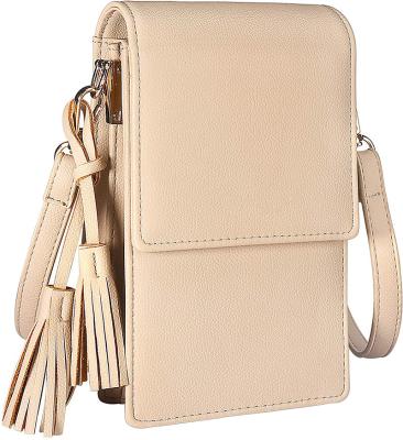 China Shockproof small cross - body shoulder bag for women, cell phone bags purse and card holder wallet handbags for sale